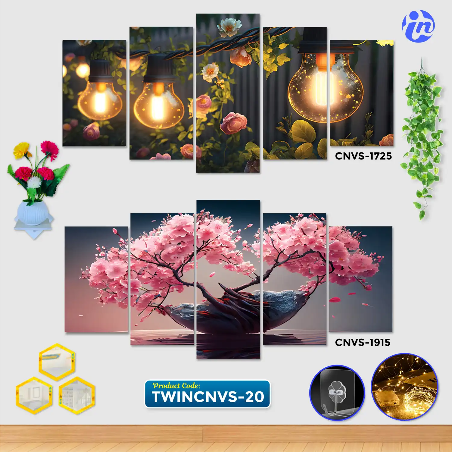 TWINCNVS-20 Home Decor Twin Canvas Combo TWINCNVS-20 - Image 1