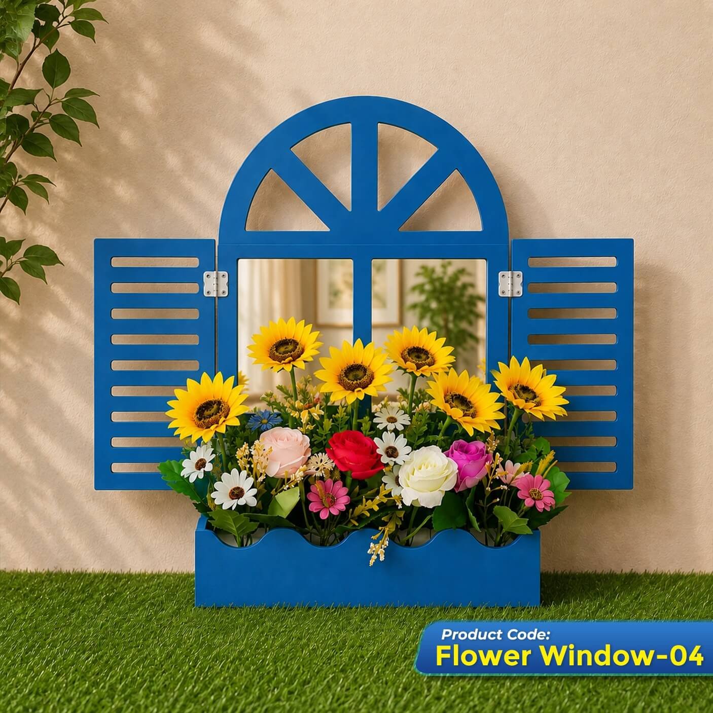 flower window - 04 (1) Flower Window - 04 - Image 1