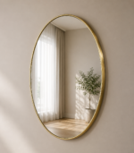 Fluid Mirror 15.6″ Crystal Round Bathroom Mirror - Image 2