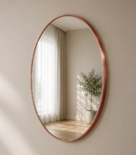 Fluid Mirror 15.6″ Crystal Round Bathroom Mirror - Image 5