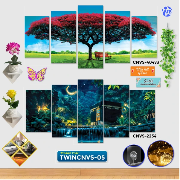 Twin Cnvs-04 Home Decor Twin Canvas Combo TWINCNVS-05 - Image 1