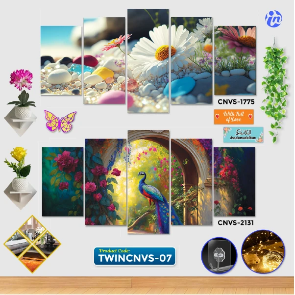 Twin Cnvs-08 Home Decor Twin Canvas Combo TWINCNVS-07 - Image 1