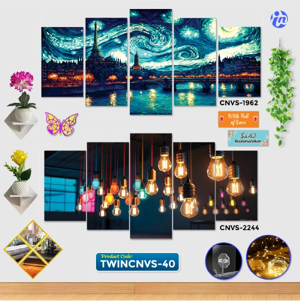 Twin Cnvs-11 Home Decor Twin Canvas Combo TWINCNVS-40 - Image 1