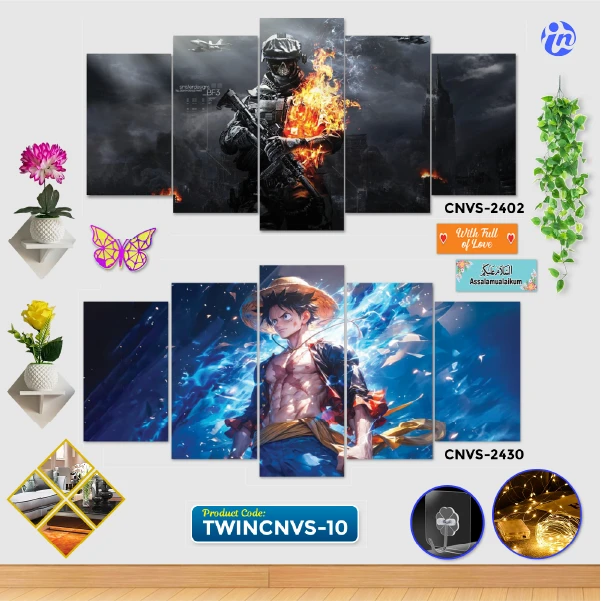 Twin Cnvs-14 Home Decor Twin Canvas Combo TWINCNVS-10 - Image 1