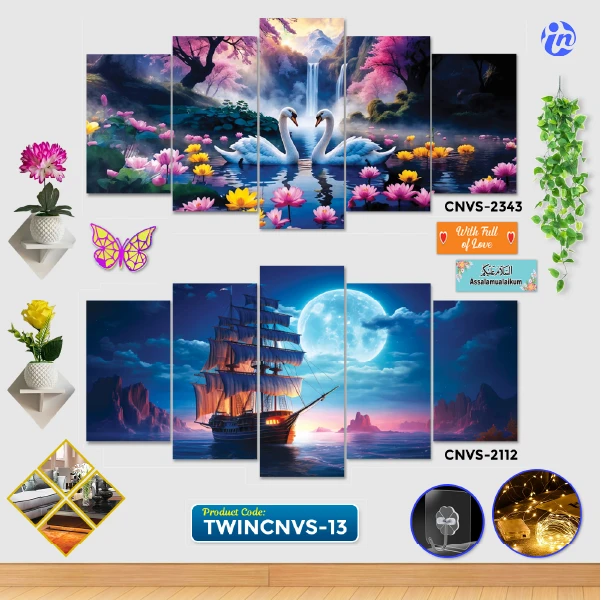 Twin Cnvs-20 Home Decor Twin Canvas Combo TWINCNVS-13 - Image 1