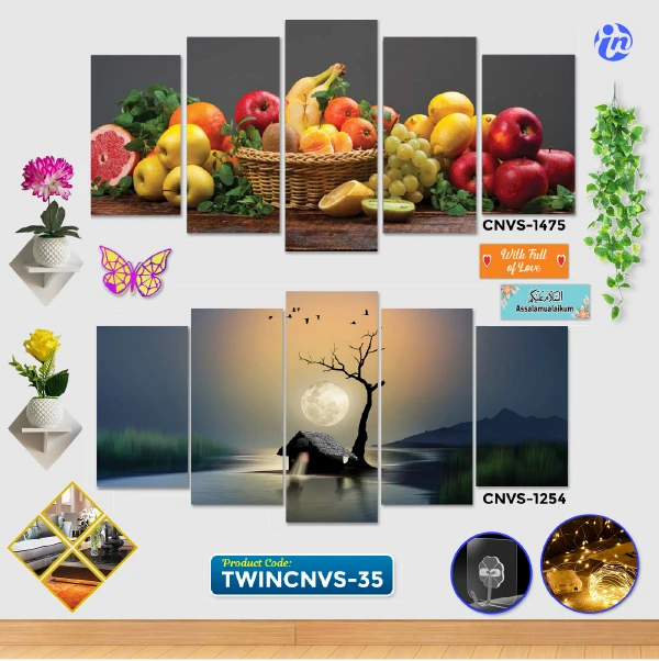Twin Cnvs-23 Home Decor Twin Canvas Combo TWINCNVS-35 - Image 1