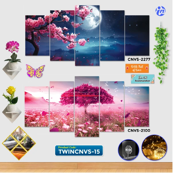 Twin Cnvs-24 Home Decor Twin Canvas Combo TWINCNVS-15 - Image 1