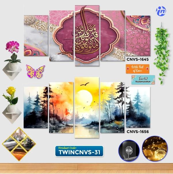Twin Cnvs-27 Home Decor Twin Canvas Combo TWINCNVS-31 - Image 1