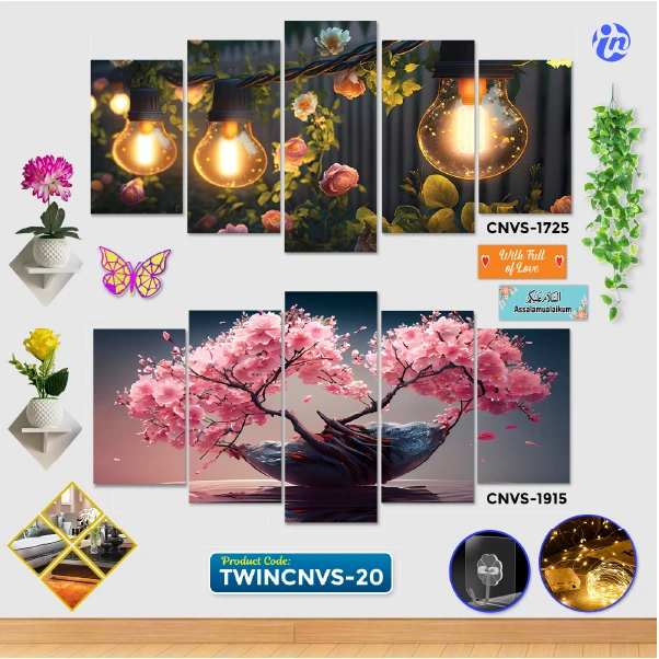 Twin Cnvs-34 Home Decor Twin Canvas Combo TWINCNVS-20 - Image 1