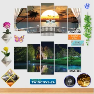 Home Decor Twin Canvas Combo TWINCNVS-24