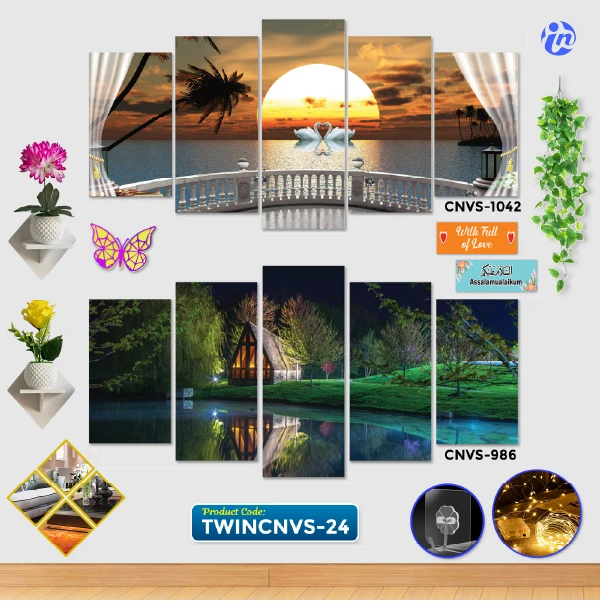 Twin Cnvs-40 Home Decor Twin Canvas Combo TWINCNVS-24 - Image 1
